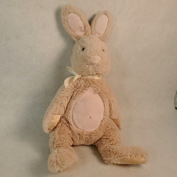 Douglas Baby Plumpie Rabbit Plush 13 Inch Tan Cuddle Bunny Stuffed Animal Toy - Picture 1 of 13